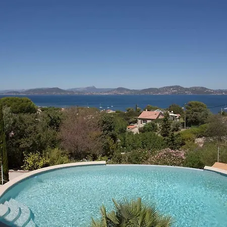 Villa Giens Superbe Vue Mer A 180° Piscine Et Jacuzzi Hyères